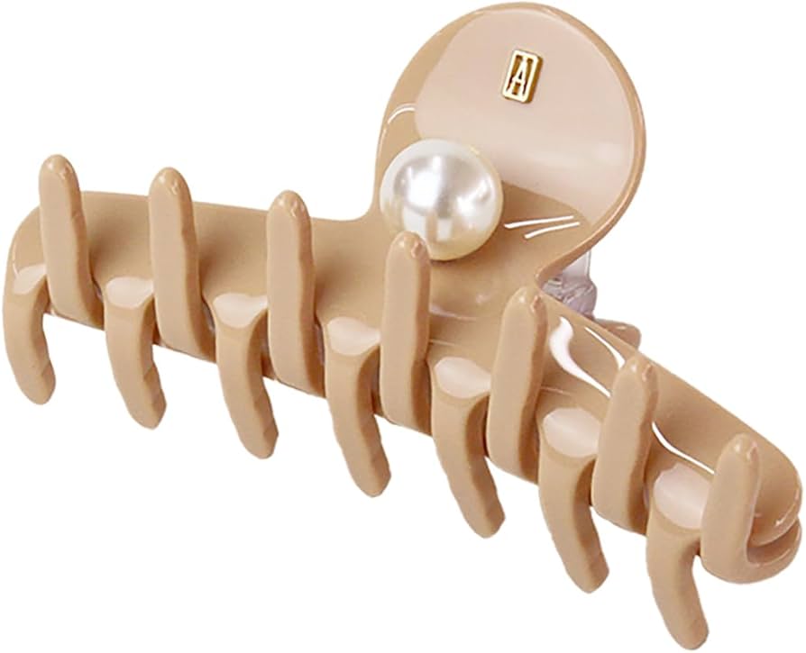 アレクサンドルドゥパリ ヘアクリップ　M ベージュ Amazon.co.jp: アレクサンドル ドゥ パリ ALEXANDRE DE PARIS M